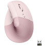 Souris verticale logitech Lift "rose"